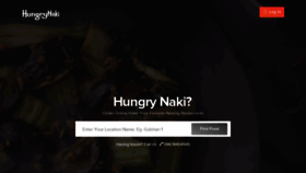 What Hungrynaki.com website looked like in 2020 (4 years ago)