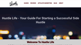 What Hustlelife.net website looked like in 2020 (4 years ago)