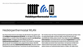 What Heizkoerperthermostat-wlan.info website looked like in 2020 (4 years ago)