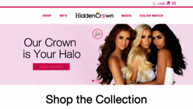 What Hiddencrownhair.com website looked like in 2020 (4 years ago)