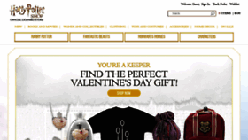 What Harrypottershop.com website looked like in 2020 (4 years ago)