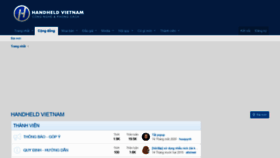 What Handheld.com.vn website looked like in 2020 (6 years ago)