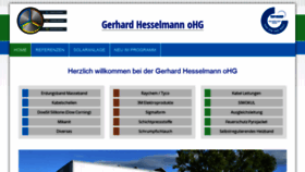What Hesselmann.de website looked like in 2020 (4 years ago)