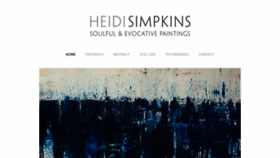 What Heidisimpkins.com website looked like in 2020 (4 years ago)