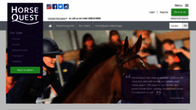 What Horsequest.co.uk website looked like in 2020 (4 years ago)