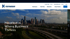 What Houston.org website looked like in 2020 (4 years ago)