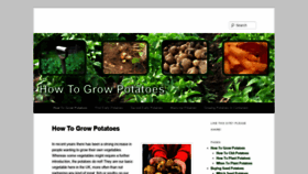 What How-to-grow-potatoes.co.uk website looked like in 2020 (4 years ago)