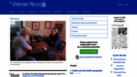 What Harvardpress.com website looked like in 2020 (4 years ago)