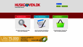 What Huskgaven.dk website looked like in 2020 (4 years ago)