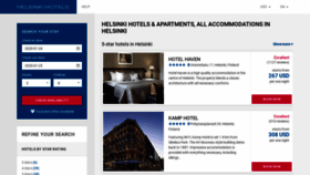 What Helsinkishotels.com website looked like in 2020 (4 years ago)