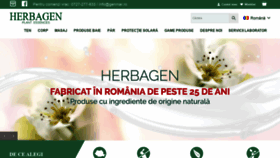 What Herbagen.ro website looked like in 2020 (4 years ago)