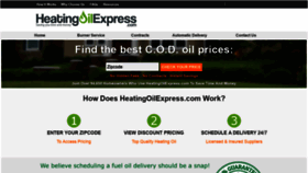 What Heatingoilexpress.com website looked like in 2020 (4 years ago)
