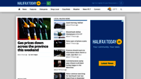 What Halifaxtoday.ca website looked like in 2020 (4 years ago)