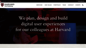 What Hwpi.harvard.edu website looked like in 2020 (4 years ago)