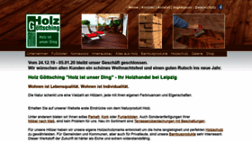 What Holz-goettsching.de website looked like in 2020 (4 years ago)