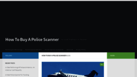 What Howtobuyapolicescanner.com website looked like in 2020 (4 years ago)