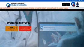 What Hope.qcin.org website looked like in 2020 (4 years ago)