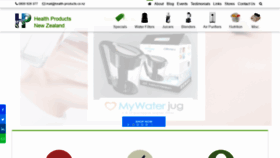 What Healthproducts.co.nz website looked like in 2020 (4 years ago)