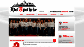 What Hofapotheke-woerth.de website looked like in 2020 (4 years ago)