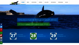 What Hermanuswhalefestival.co.za website looked like in 2020 (4 years ago)