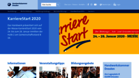 What Hwk-dresden.de website looked like in 2020 (4 years ago)
