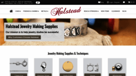What Halsteadbead.com website looked like in 2020 (4 years ago)