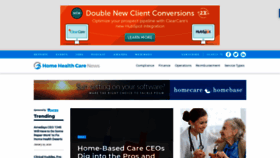 What Homehealthcarenews.com website looked like in 2020 (4 years ago)