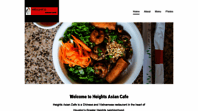 What Heightsasiancafe.com website looked like in 2020 (4 years ago)