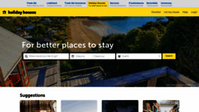 What Holidayhouses.co.nz website looked like in 2020 (4 years ago)