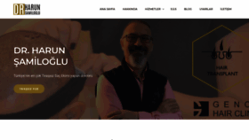 What Harunsamiloglu.com website looked like in 2020 (4 years ago)