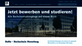 What Hs-merseburg.de website looked like in 2020 (4 years ago)
