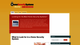What Homesecuritysystems-alarm.com website looked like in 2020 (4 years ago)
