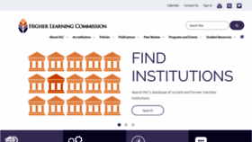 What Hlcommission.org website looked like in 2020 (4 years ago)