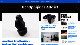 What Headphonesaddict.com website looked like in 2020 (4 years ago)
