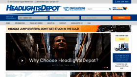 What Headlightsdepot.com website looked like in 2020 (4 years ago)