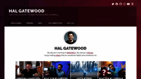What Halgatewood.com website looked like in 2020 (4 years ago)