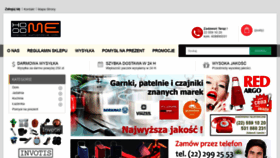 What Homedome.pl website looked like in 2020 (4 years ago)