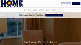 What Homerealestate.com website looked like in 2020 (4 years ago)