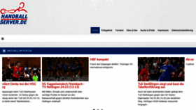 What Handball-server.eu website looked like in 2020 (4 years ago)