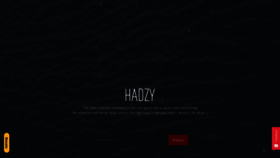 What Hadzy.com website looked like in 2020 (4 years ago)