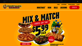 What Hungryhowies.com website looked like in 2020 (4 years ago)