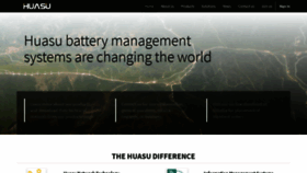 What Huasu-tech.com website looked like in 2020 (5 years ago)