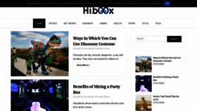What Hiboox.com website looked like in 2020 (4 years ago)