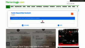 What Harianjogja.com website looked like in 2020 (4 years ago)