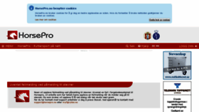 What Horsepro.no website looked like in 2020 (4 years ago)