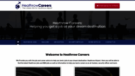What Heathrowcareers.co.uk website looked like in 2020 (4 years ago)