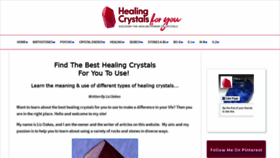 What Healing-crystals-for-you.com website looked like in 2020 (4 years ago)