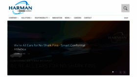 What Harman.com website looked like in 2020 (4 years ago)