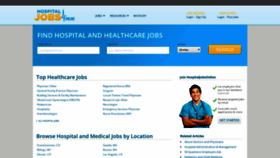 What Hospitaljobsonline.com website looked like in 2020 (4 years ago)