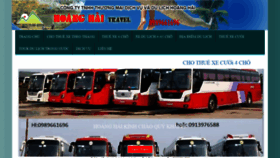 What Hoanghaitravel.com website looked like in 2020 (4 years ago)